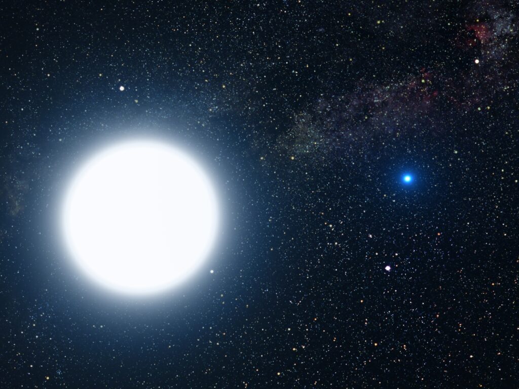 This picture shows a graphical representation of a White dwarf